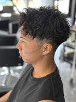 ニアウ 高崎店(Niau)&nbsp;メンズショートツイストスパイラルパーマ群馬高崎眉毛韓国