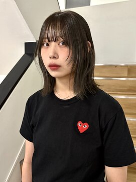 ヨーク(YOKE) 【YOKE】レイヤーボブ顔周りオリーブグレージュアッシュベージュ