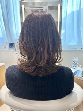 コンティロミー(CONTI ROMMY.) 大人可愛い◎レイヤーカット◎ナチュラルブラウン◎こなれミディ