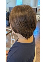 ツヤイロ 島田店&nbsp;マッシュウルフボブヘア前髪レイヤーボブ着物ブリーチなしカラー