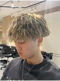 金メッシュ×ツイストスパイラル