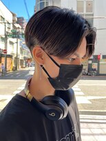 エルマーク 四条烏丸(L-MARK)&nbsp;センターパート/ブリーチ/ダブルカラー/men's/メンズ