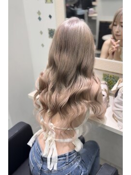 ラピス 池袋(Lapis) ミルクティーベージュ/ブリーチ/髪質改善/シールエクステ