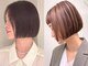 イマイ ケイアウラ(imaii k-aura)の写真/カットラインが綺麗な切りっぱなしボブが好評◇洗練されたスタイルで上品な印象に＊