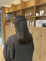 アース 三田南ウッディタウン店(HAIR&MAKE EARTH)&nbsp;韓国風髪質改善ストレートヘア