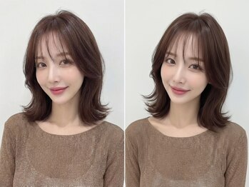 グランツ(GLANZ)の写真/【イメチェンもお任せ♪】透明感カラー×似合わせ☆伸びてもまとまりやすく、スタイリングも簡単に◎