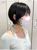 ショート/ショートボブ/丸みショートボブ/担当岩崎