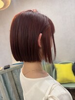 エルア(elua) ボブ×レッドカラー