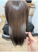 乾かしただけ♪ツヤツヤサラサラ縮毛矯正