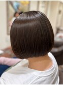 洗練された大人の上質ボブ