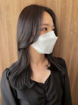 hyon myon/RISEbyREVO 綾瀬店【ヒョンミョン】&nbsp;ハッシュカット/デザインカラー/グレージュ[綾瀬駅/韓国ヘア]