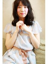 トヌコア ルア 下北沢店(TONUKOA RUA)&nbsp;【TonukoaRua】しっとりカールなグレージュ系ウェーブ