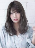 【cherie 】春髪うるふわレイヤー×ミントベージュ