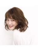 ゆるふわボブパーマ