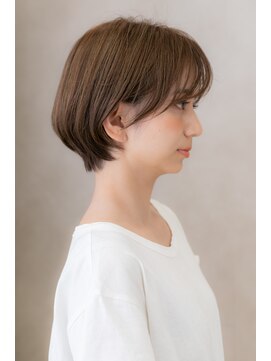 カバーヘア ブリス 川口(COVER HAIR bliss) ヘーゼルベージュひし形小顔マッシュボブY川口20代30代40代