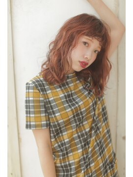 オーダイム(ou' dime) くしゃっとパーマ風コテ巻きスタイル