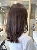 くびれレイヤー×透明感グレージュ