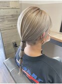 ダウンポニーアレンジ