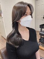 サク(Sac.)&nbsp;韓国ヘアー×サイドバング　横顔美人　Sac.恵比寿　栃木優佑