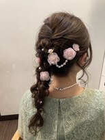 ルプス ヘアーアンドメイク(LUPUS HAIR&MAKE) ふんわり編みおろしヘアアレンジ