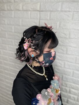 アメジスト(amethyst) ライブ・推し活ヘアセット☆ハーフアップ/ショート/ミディアム