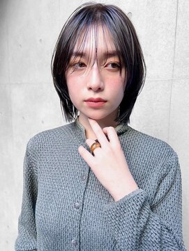 オーブ ヘアー スペース 新宿店(AUBE HAIR space) 20代・30代_顔回りウルフ