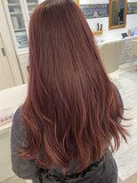 リュクスフォーヘアー(LUXE.for.hair) 暖色系カラー/レッドブラウン/ゆる巻きロング