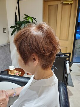 マナワ(manawa) 白髪活かしカラー×ミルクティ