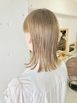 シエン 恵比寿(CIEN) ベージュカラー/ミルクティー/ホワイトベージュ/切りっぱなし