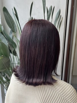 アン(Hair make un) ピンクブラウン