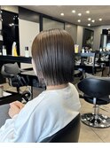 ぱつっとボブ 20代30代40代ヘア 小顔 大阪ボブ 梅田
