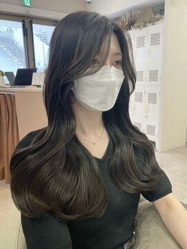 ユニ 原宿(uni) #31/デザインカラー/レイヤーカット/ウェットヘア/オリーブベー