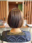 大人可愛い小顔前下がりボブ×ナチュラルボブ×ミニボブ20代30代