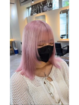 サロンドミルク 新百合ヶ丘店(salon de MiLK) ミルクティーベージュグレージュブリーチケアブリーチ