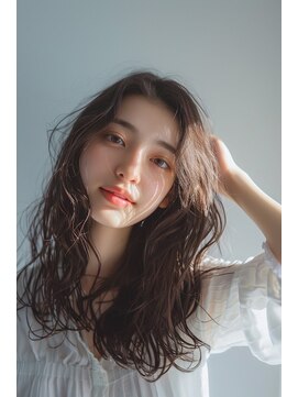 ラナ 新宿(lana) ゆるふわレイヤーミディ【lana hair新宿】