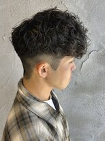 ニアウ 高崎店(Niau)&nbsp;メンズマッシュスペインカールスパイラルパーマ群馬高崎眉毛