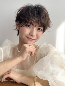 アンド ストーリーズ(&STORIES) ショートボブ髪型30代40代50代前髪あり前髪なし面長丸顔【倉田】