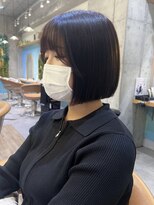 ロンドフルール 大宮東口(Lond fleur)&nbsp;イメチェン外ハネボブ美髪×ブリーチなしレイヤー韓国[大宮］