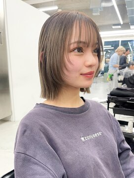 ノエ(noe) イメチェン/ホワイトブロンド/外ハネボブ/美髪/栄/矢場町r87