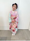 【下北沢＊I'll b hair＊】七歳七五三日本髪着付美髪ヘアメイク