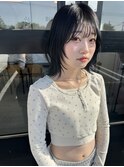伸ばしかけボブ×レイヤー