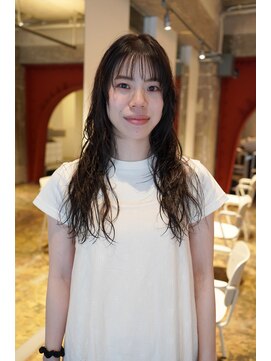 ハマモト ロングパーマ