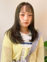 エンター 天神店(ENTER)&nbsp;髪質改善/レイヤーカット/顔周り/透明感/オリーブブラウン