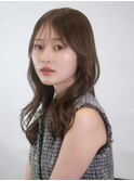 大人可愛いくびれレイヤー/20代/30代/40代/抜け感前髪
