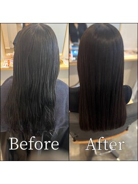 ラポール(rapport) 髪の毛めっちゃきれいストレート