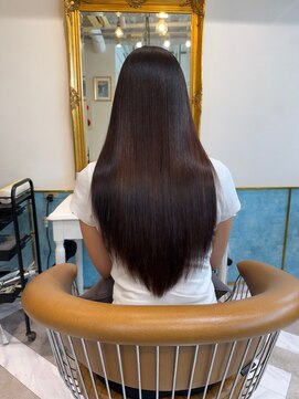 ロンドアベニール 北千住(Lond avenir) 暗めカラー/ボブ顔周り/前髪/レイヤー/髪質改善/縮毛矯正/北千住