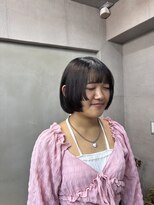 ファビ 渋谷(Fab) くびれヘア/暗めカラー/アプリコットオレンジ/縮毛矯正