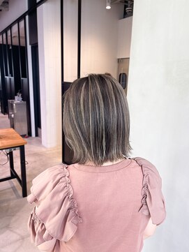 ビューティーガレージ カワゴエ(Beauty Garage Kawagoe) 【森田限定】白髪ボカシ効果抜群コントラストハイライト