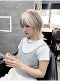 ローライト/ブロンド/レイヤーカット/ウルフカット/横浜