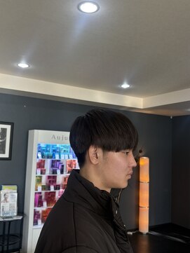 アイズ 海老名(AIZU) メンズカット　マッシュ　ツイストスパイラル　ニュアンスパーマ